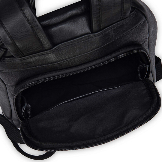 Рюкзак Dr.Koffer из натуральной кожи черный