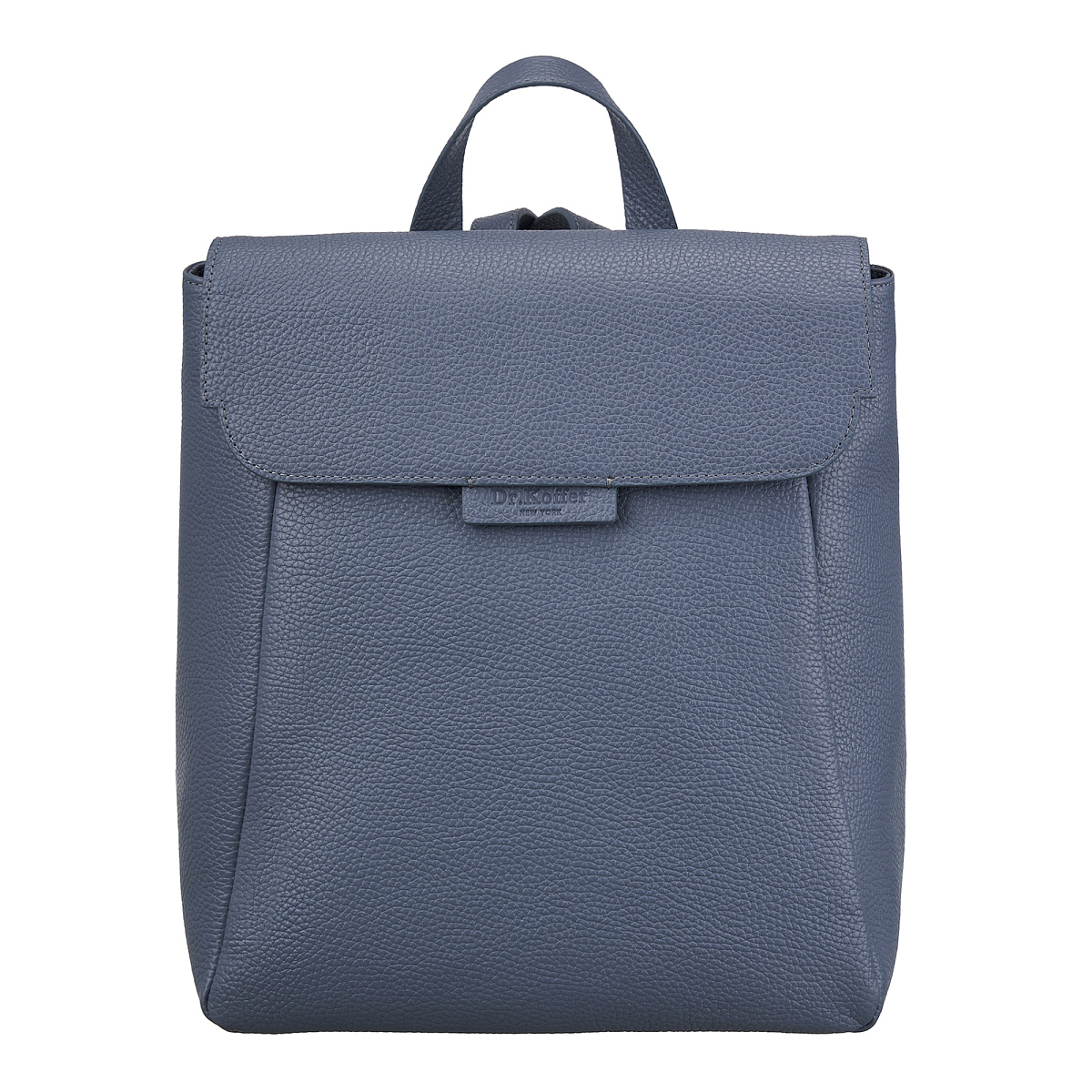 Рюкзак Dr. Koffer из натуральной кожи голубой