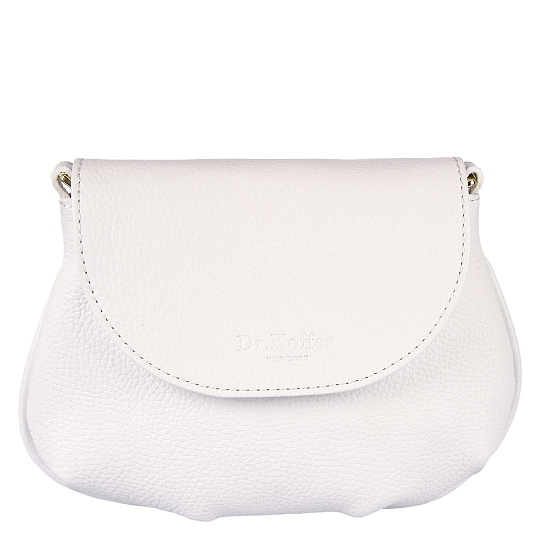 Женская сумка Dr. Koffer из натуральной кожи белая