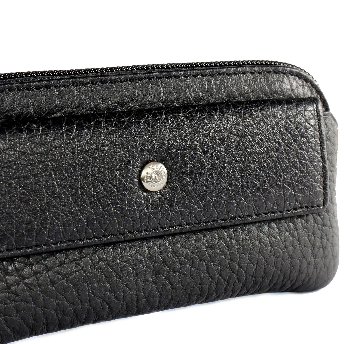 Ключница Dr.Koffer из натуральной кожи черная