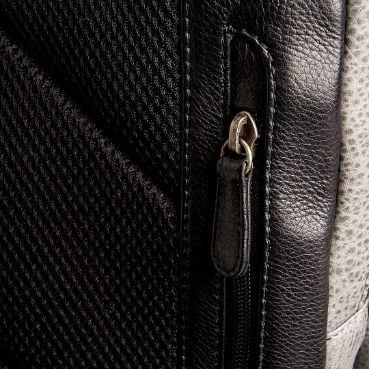 Рюкзак Dr.Koffer из натуральной кожи серый