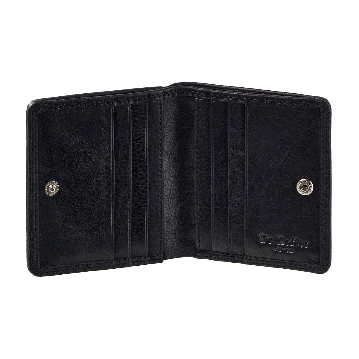 Кошелек Dr.Koffer из натуральной кожи черный