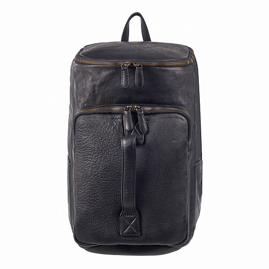 Рюкзак Dr.Koffer из натуральной кожи черный