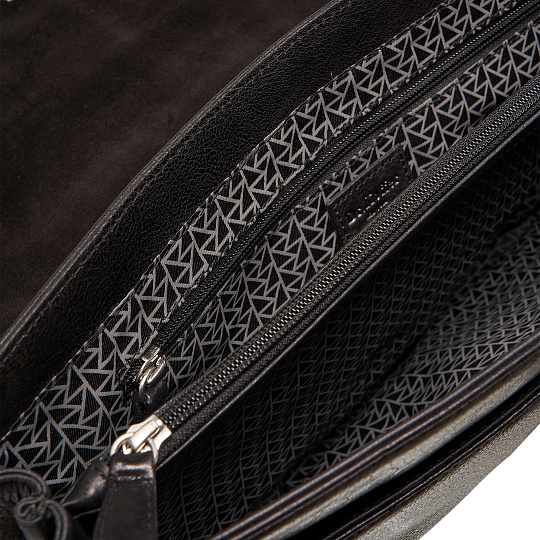 Портфель Dr.Koffer из натуральной кожи черный