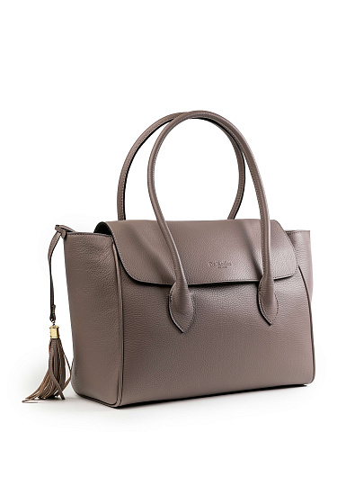 Женская сумка Dr.Koffer из натуральной кожи пыльная роза