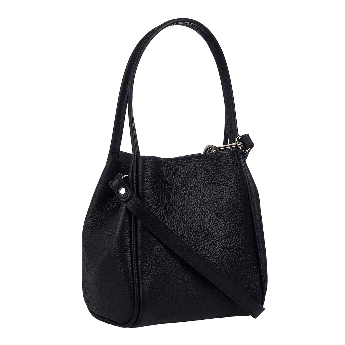 Женская сумка Dr. Koffer из натуральной кожи черная