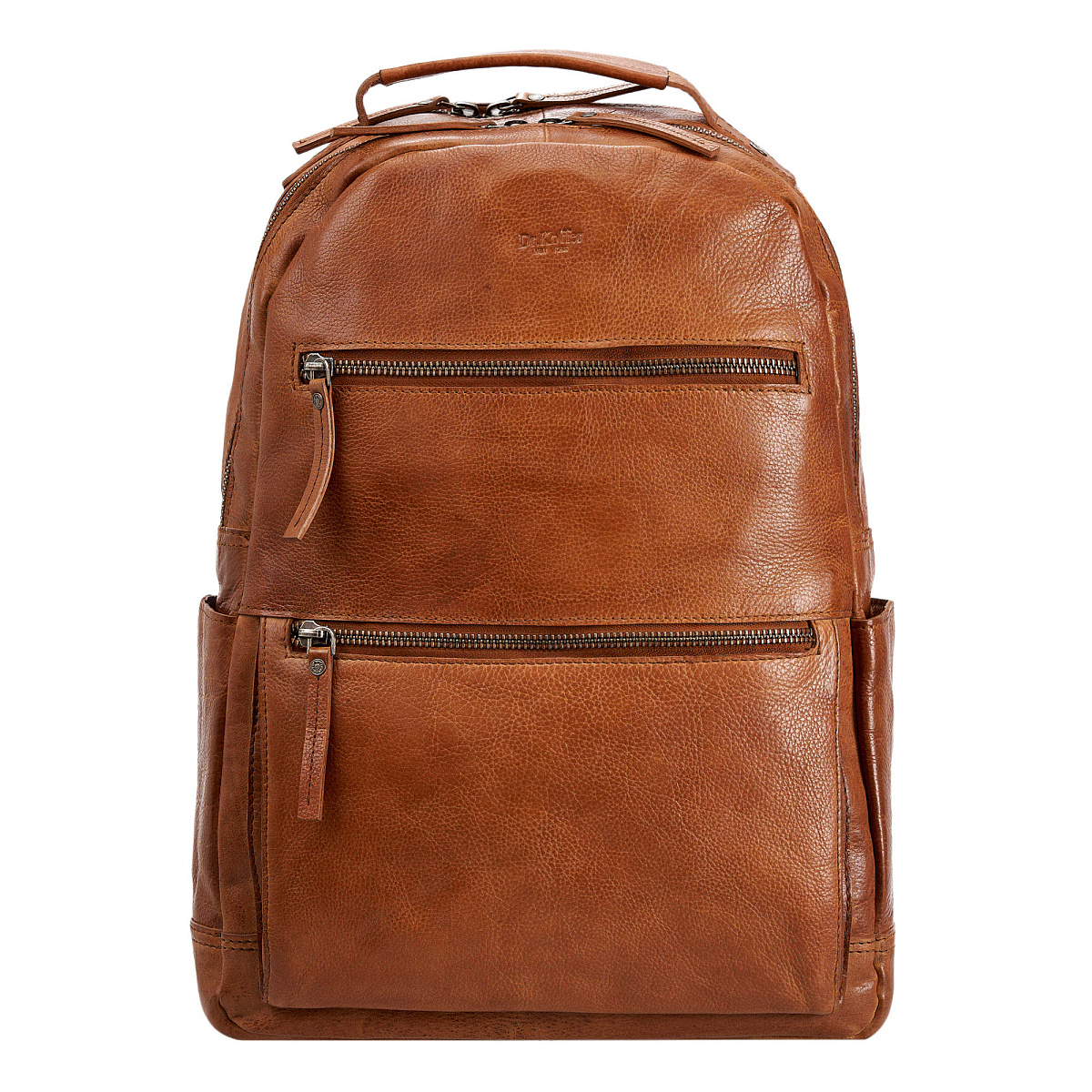 Рюкзак Dr.Koffer из натуральной кожи светло-коричневый