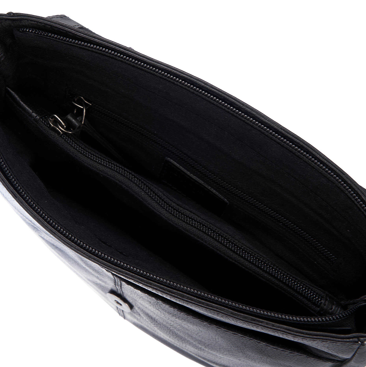 Женская сумка Dr.Koffer из натуральной кожи чёрная