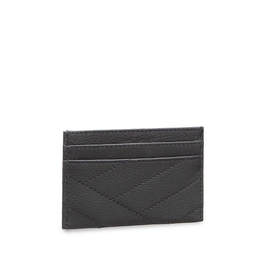 Кредитница Dr.Koffer из натуральной кожи черная