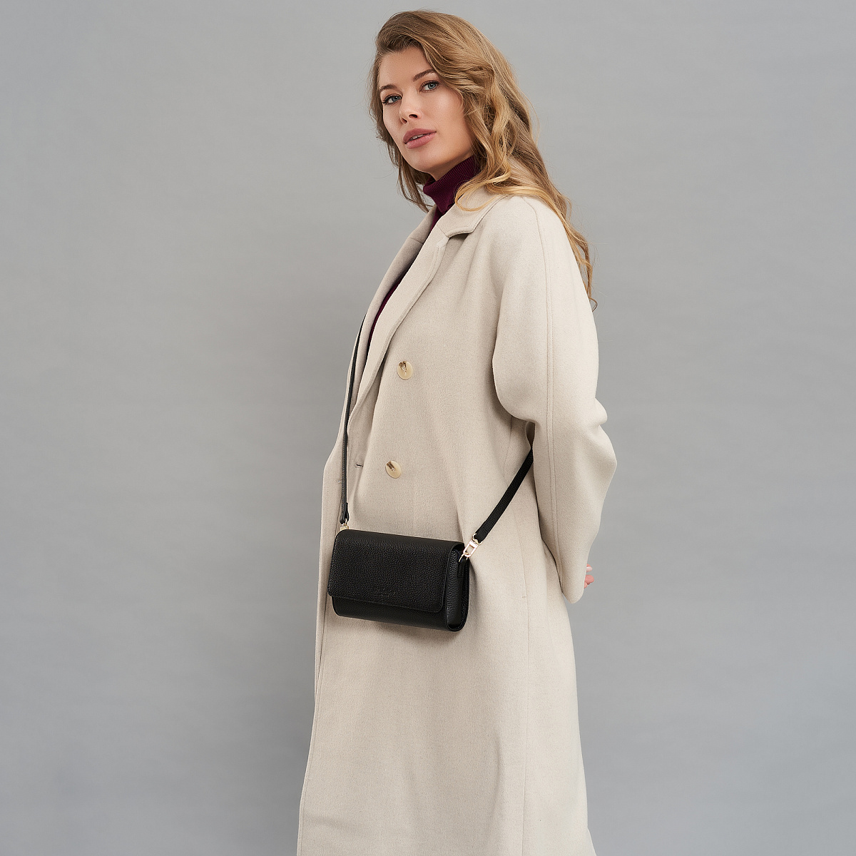 Др.Коффер 7015BR-04 кросс-боди женский