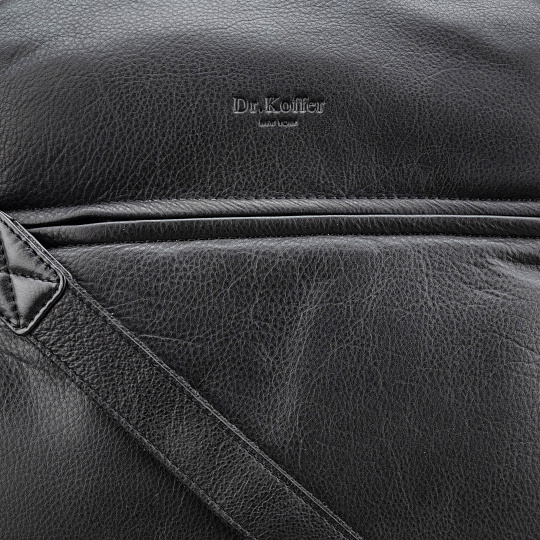 Рюкзак Dr.Koffer из натуральной кожи черный