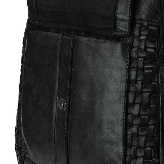 Рюкзак Dr.Koffer из натуральной кожи черный