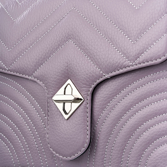 Женская сумка Dr. Koffer из натуральной кожи фиолетовая