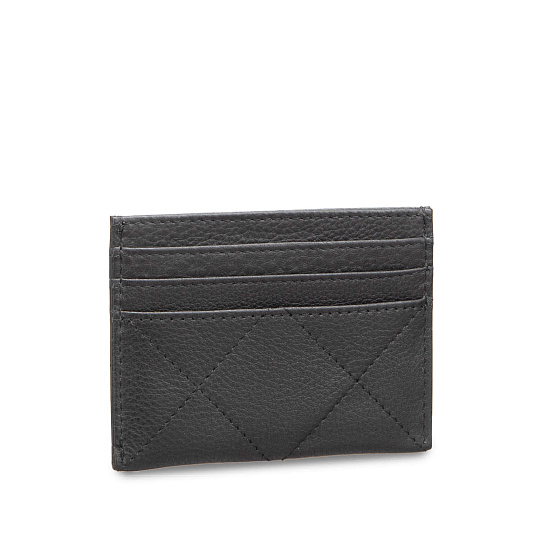 Кредитница Dr.Koffer из натуральной кожи черная