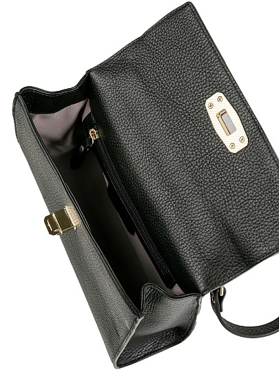 Женская сумка Dr.Koffer из натуральной кожи черная