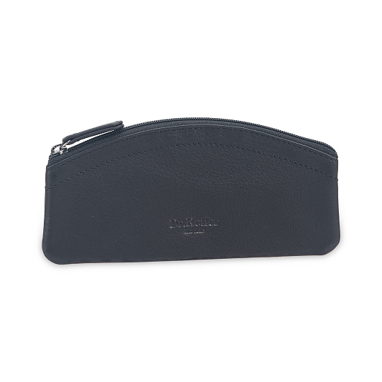 Очечник Dr.Koffer из натуральной кожи чёрный