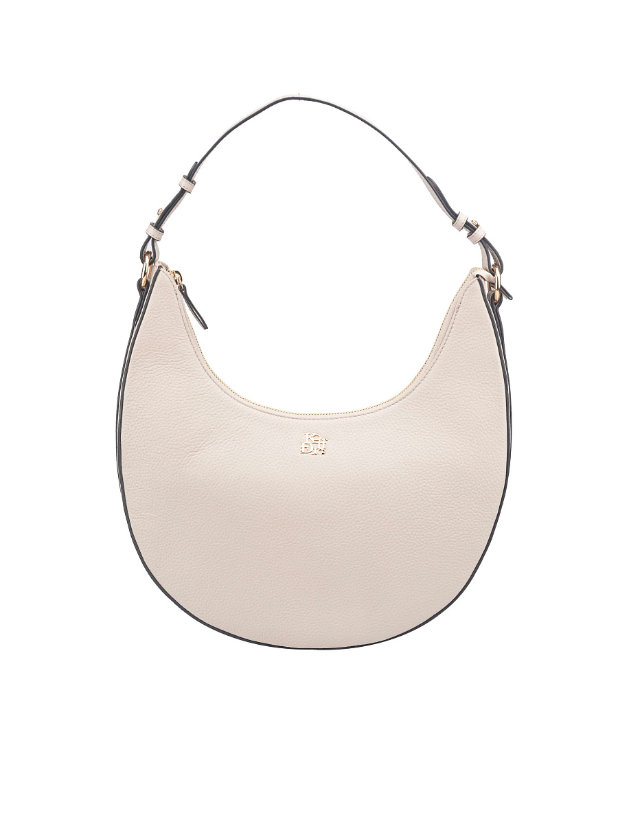 Женская сумка Dr. Koffer из натуральной кожи бежевая