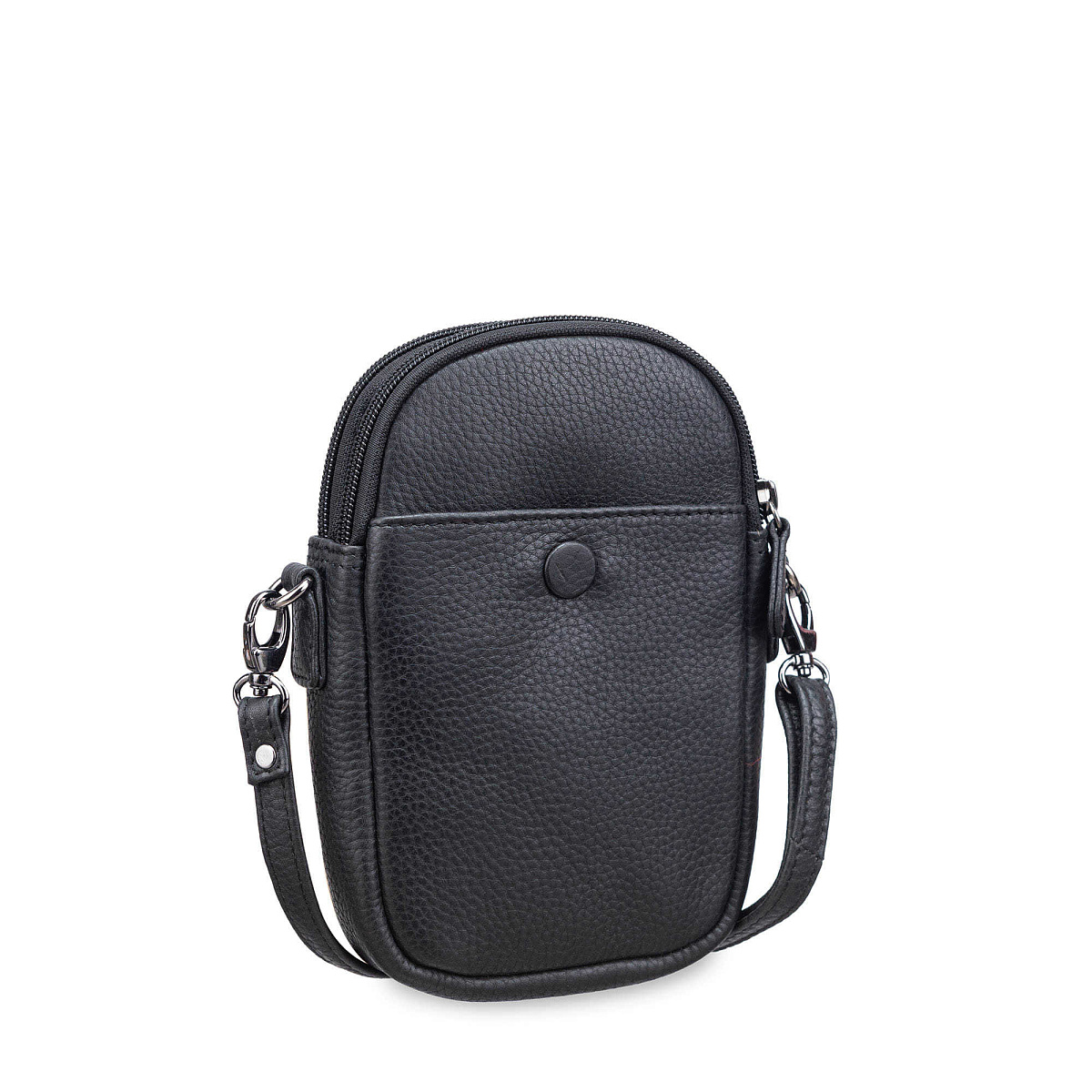 Сумка через плечо Dr.Koffer из натуральной кожи черная