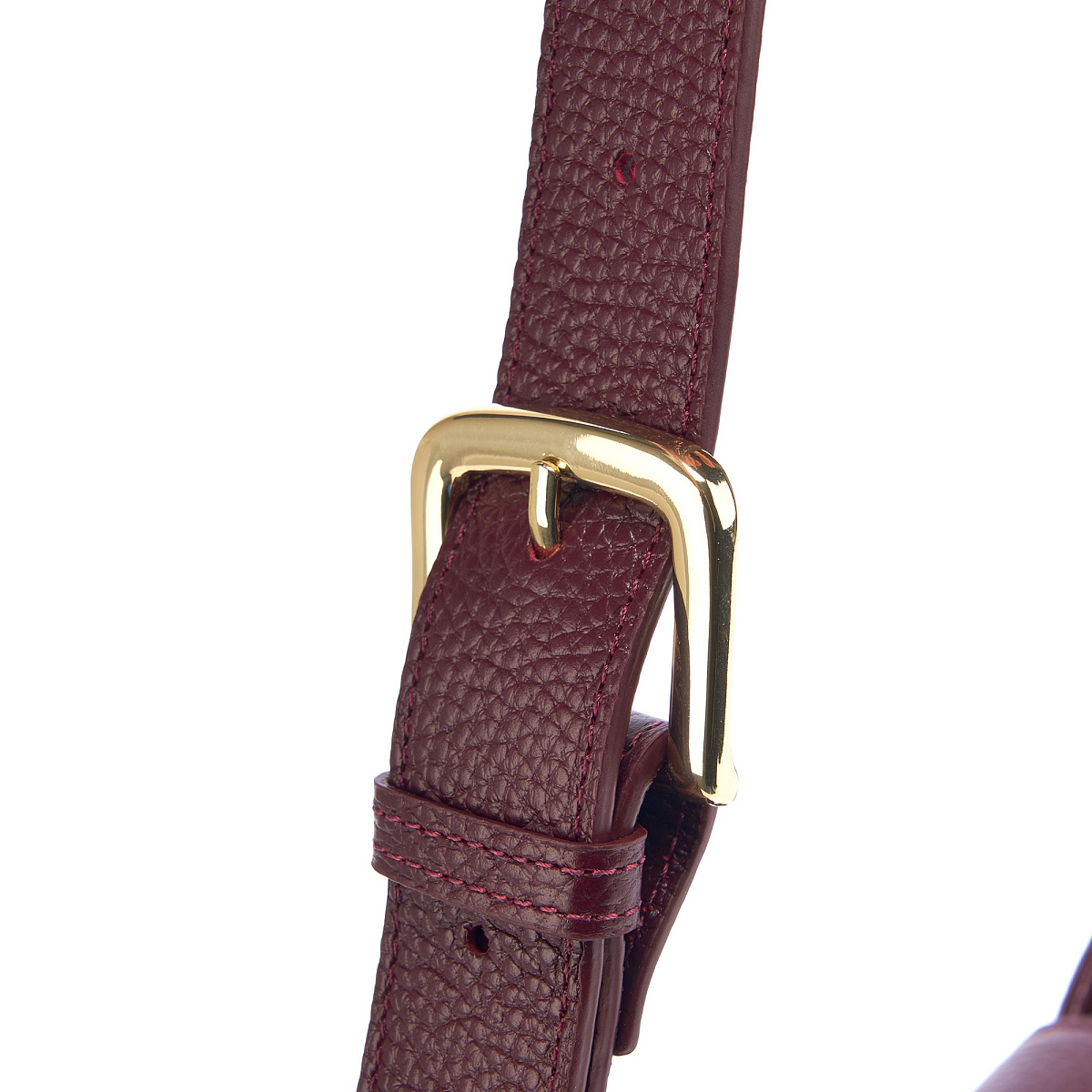 Женская сумка  Dr. Koffer из натуральной кожи бордовая