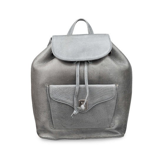 Рюкзак Dr.Koffer из натуральной кожи серый
