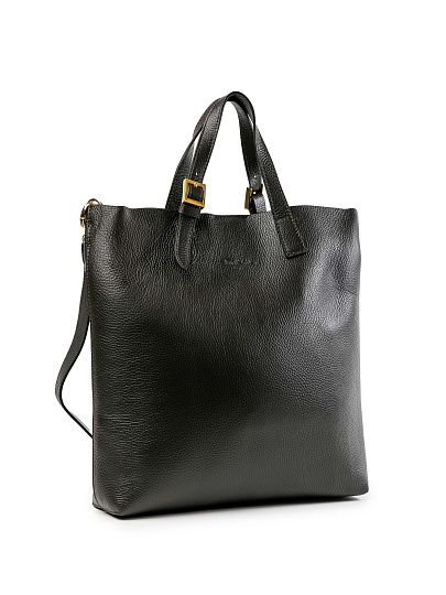 Женская сумка Dr.Koffer из натуральной кожи темно-коричневая