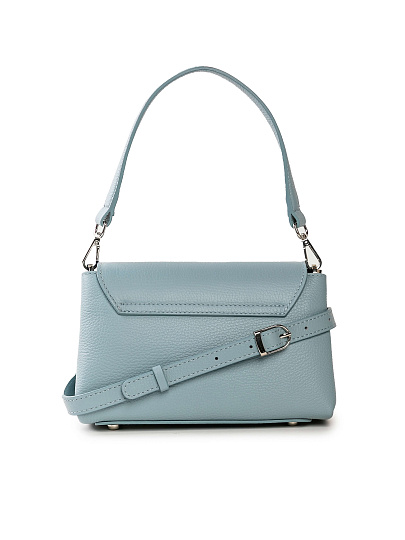 Женская сумка Dr. Koffer из натуральной кожи голубая