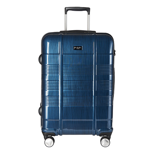 Чемодан на колесах M Dr.Koffer АБС (abs) пластик синий