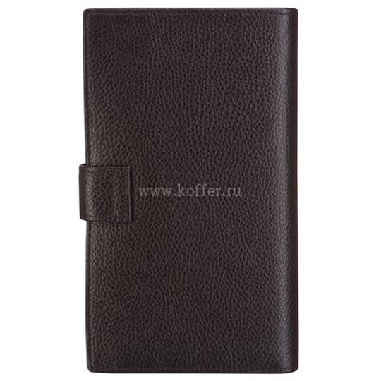 Портмоне Dr.Koffer из натуральной кожи коричневое