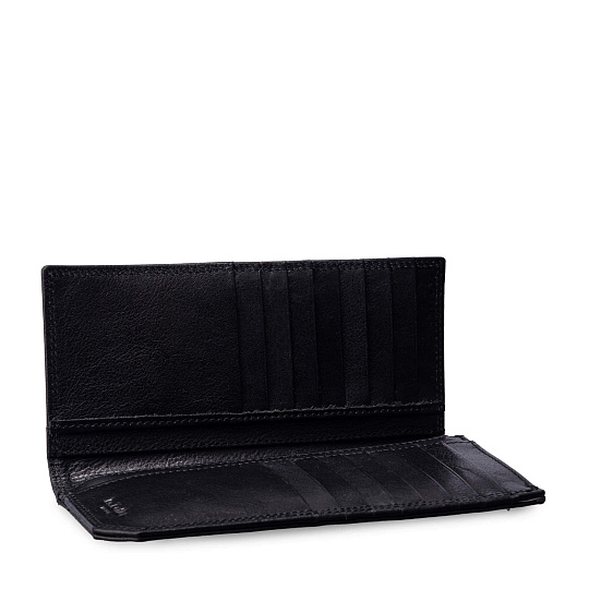 Портмоне Dr.Koffer из натуральной кожи черное