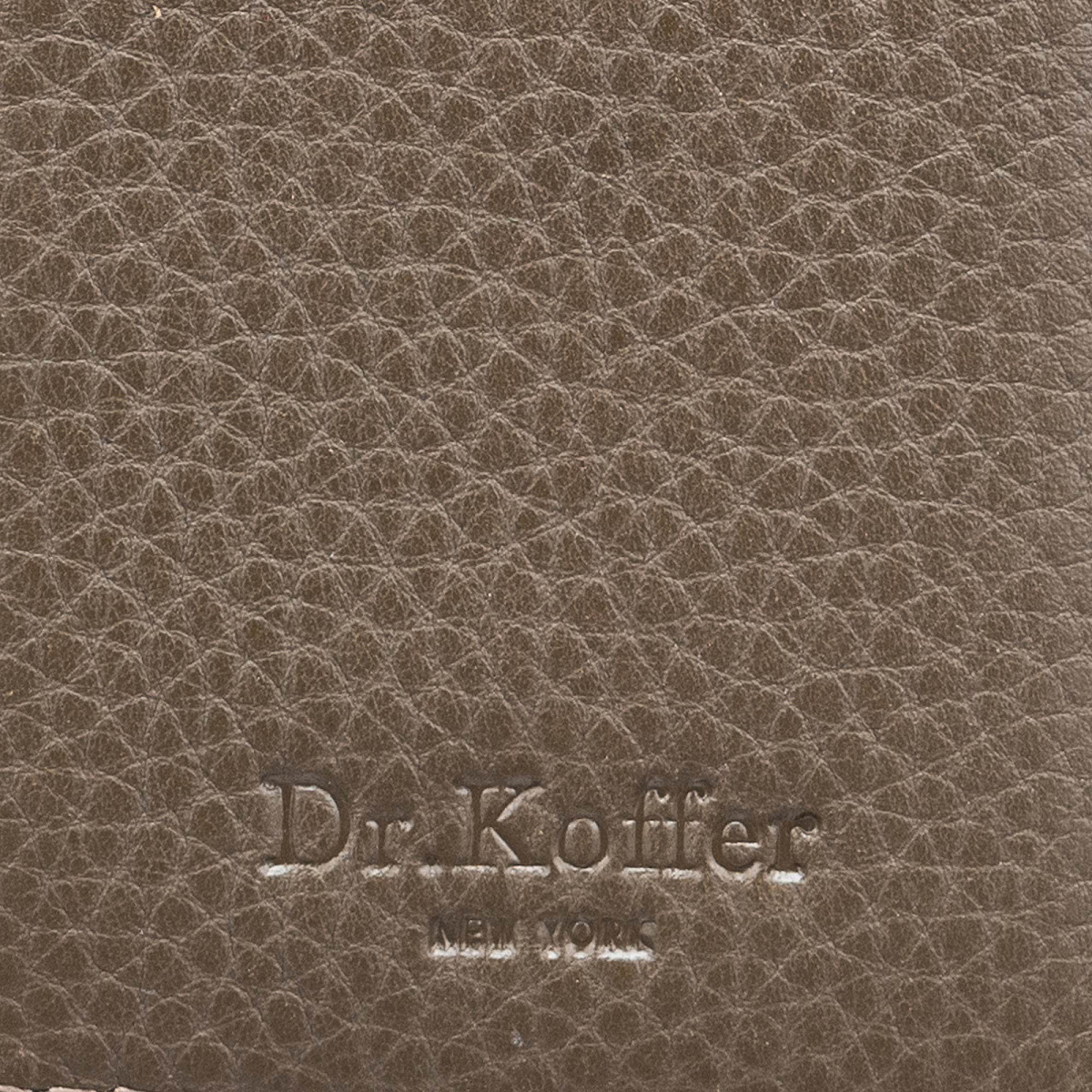 Кредитница Dr.Koffer из натуральной кожи коричневая