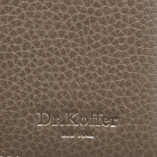 Кредитница Dr.Koffer из натуральной кожи коричневая