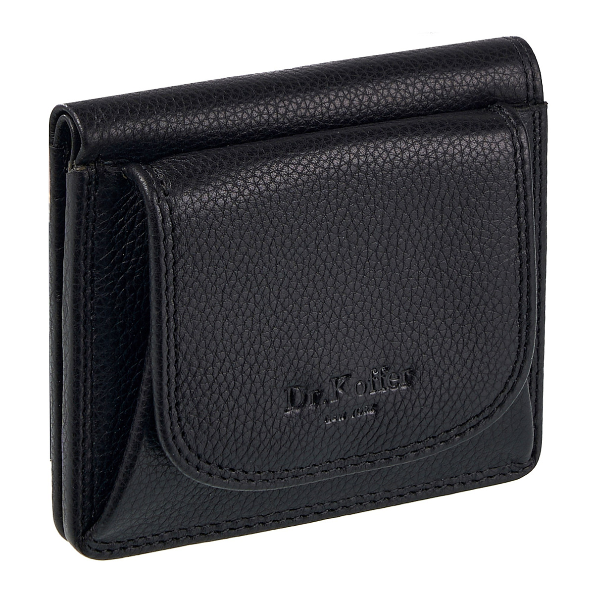 Кошелек Dr.Koffer из натуральной кожи черный