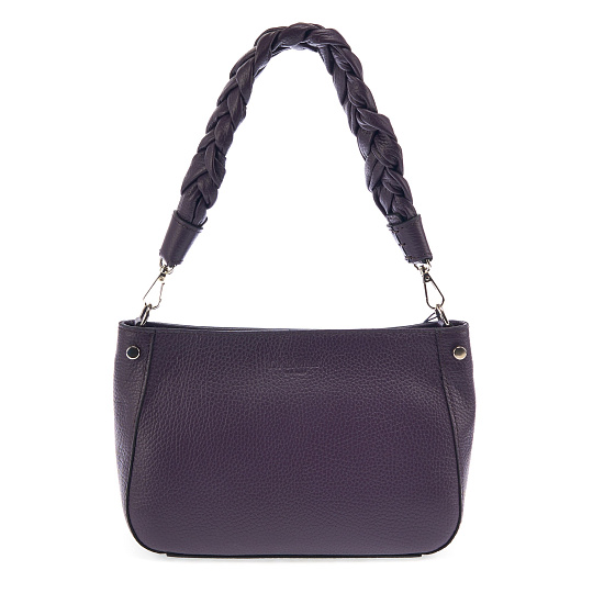 Женская сумка Dr. Koffer из натуральной кожи фиолетовая