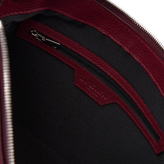 Женская сумка Dr. Koffer из натуральной кожи бордовая