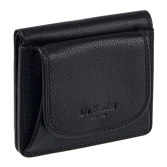 Кошелек Dr.Koffer из натуральной кожи черный