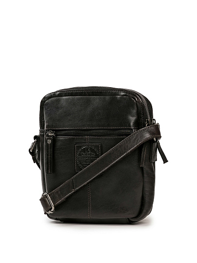 Сумка через плечо Dr.Koffer из натуральной кожи коричневая