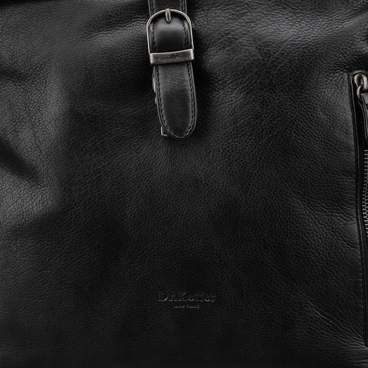 Рюкзак Dr.Koffer из натуральной кожи черный