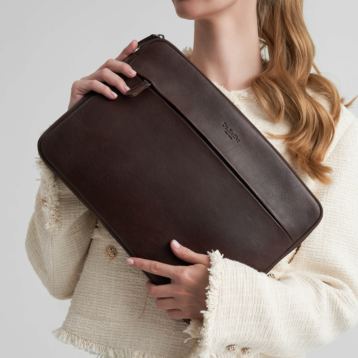 Папка для документов Dr. Koffer из натуральной кожи