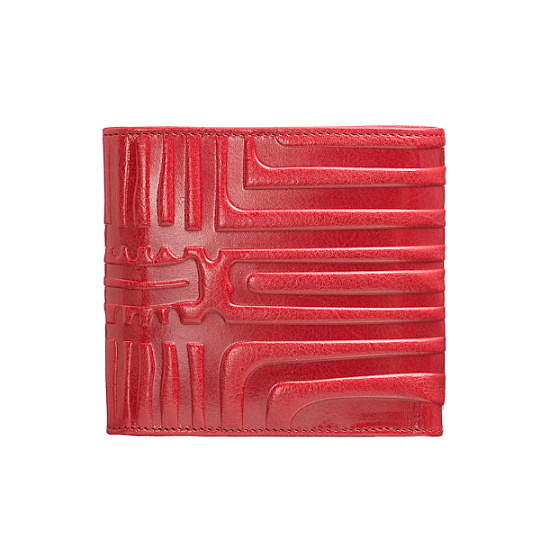 Портмоне Dr.Koffer из натуральной кожи красное