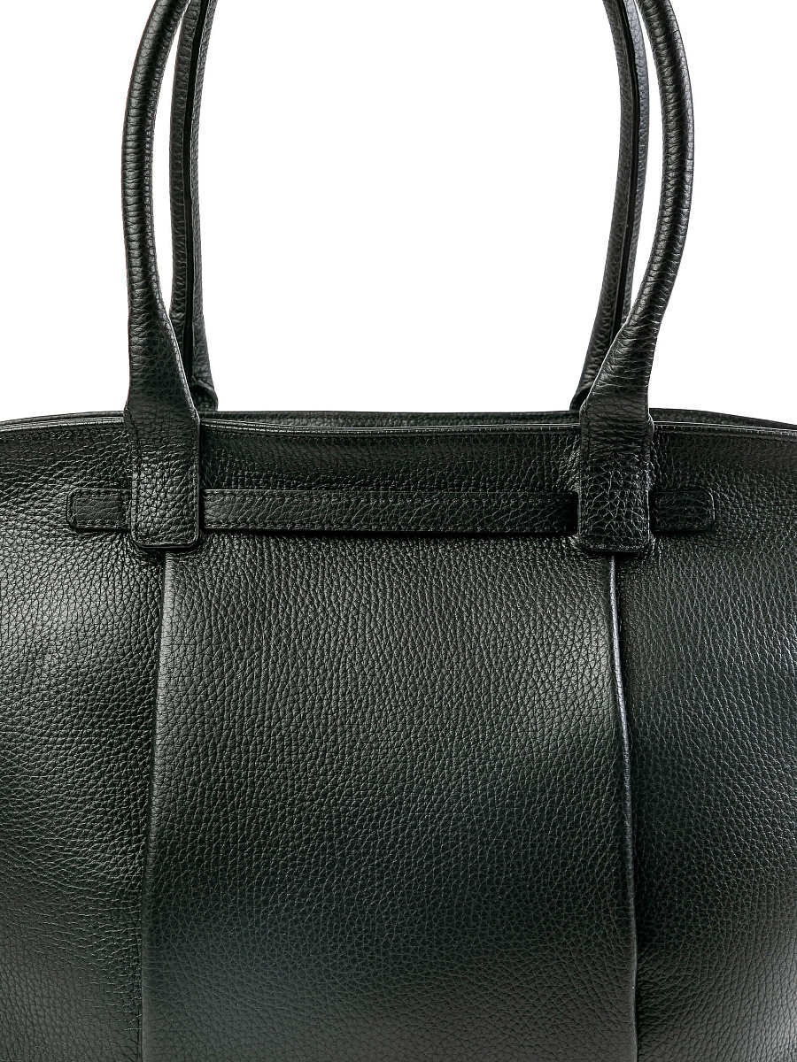 Женская сумка Dr.Koffer из натуральной кожи черная