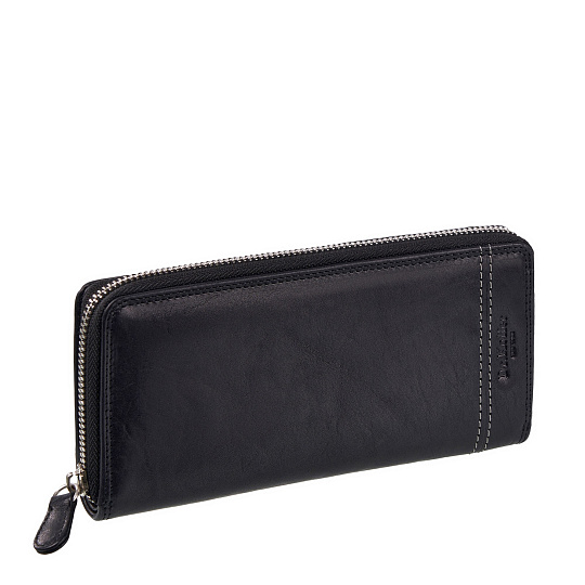 Портмоне Dr.Koffer из натуральной кожи черное