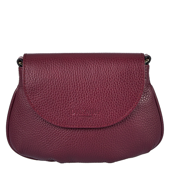 Женская сумка Dr. Koffer из натуральной кожи бордовая