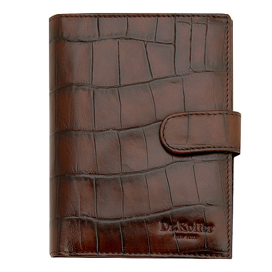 Обложка для паспорта/автодок из натуральной кожи Dr. Koffer
