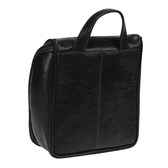 Несессер Dr. Koffer из натуральной кожи черный