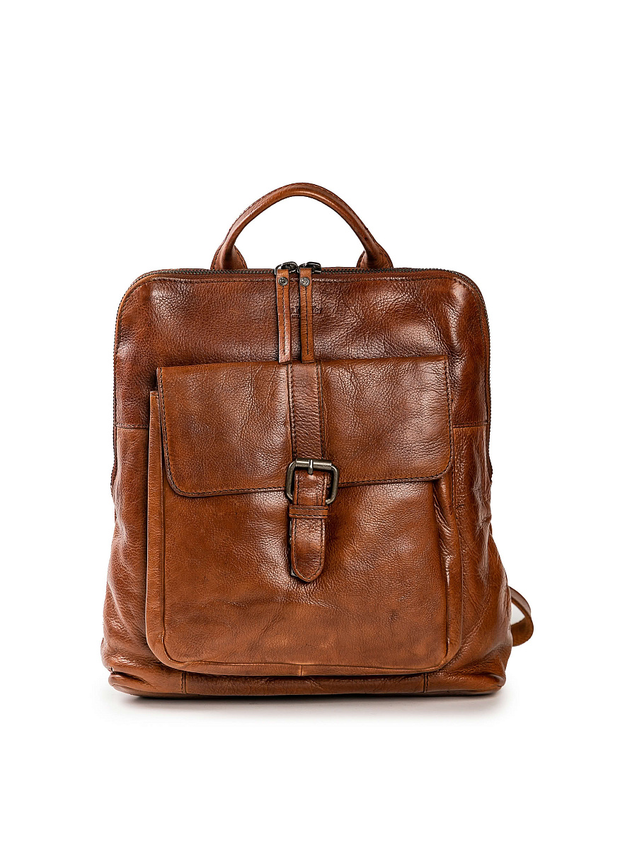 Рюкзак Dr.Koffer из натуральной кожи коричневый