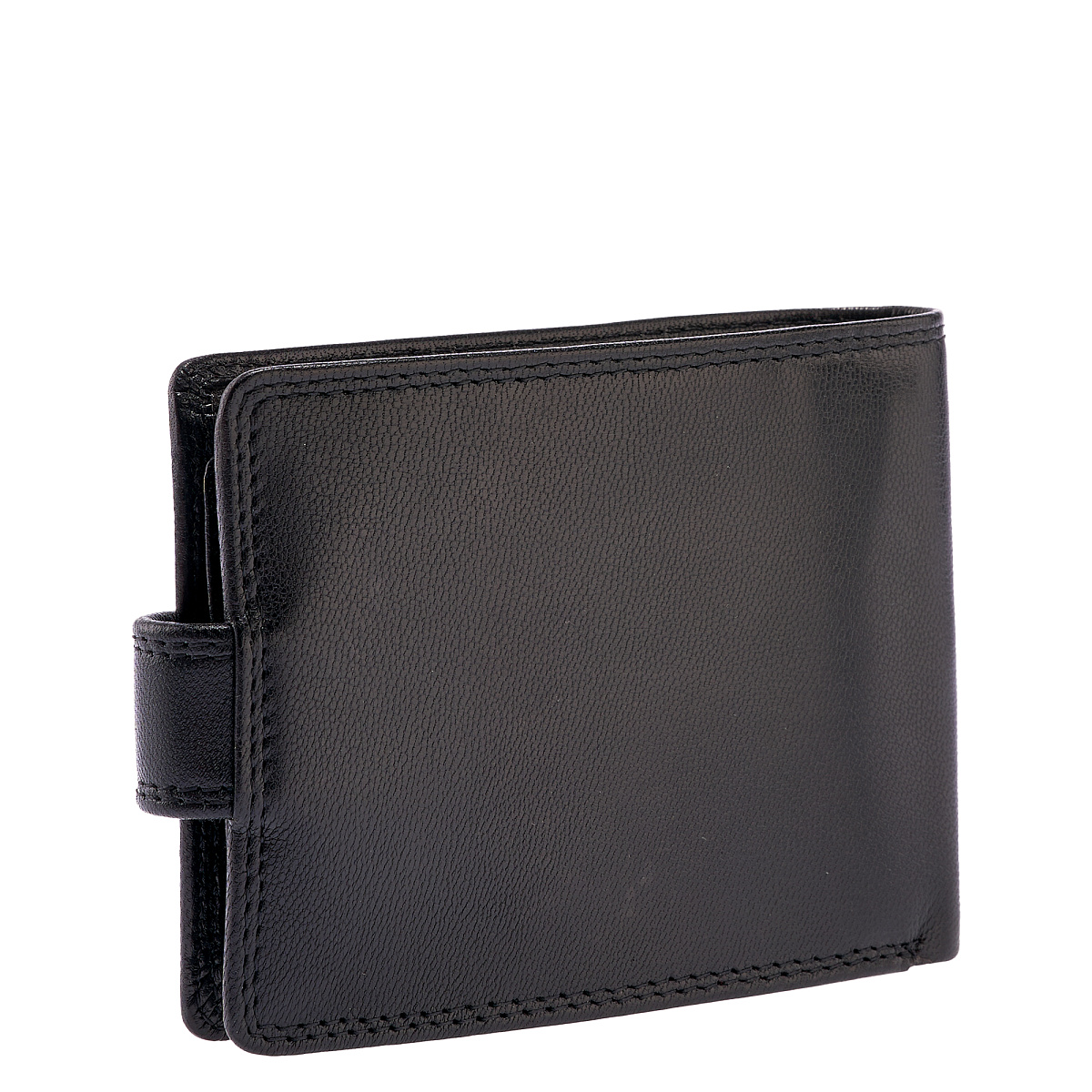 Портмоне Dr.Koffer из натуральной кожи черное