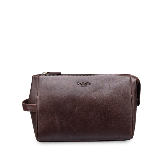 Несессер Dr.Koffer из натуральной кожи коричневый
