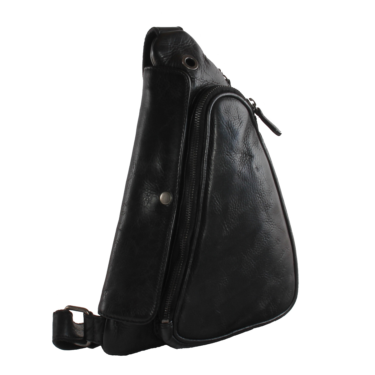 Рюкзак Dr.Koffer из натуральной кожи черный