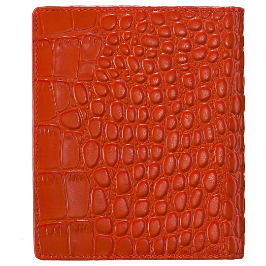 Визитница Dr.Koffer из натуральной кожи красная