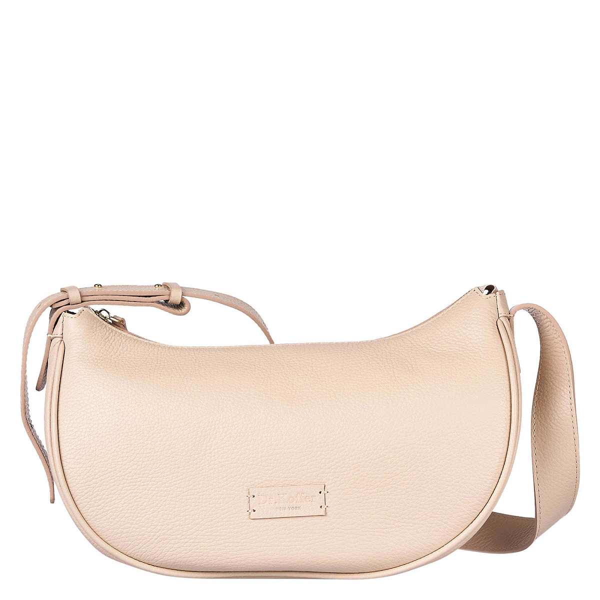 Женская сумка Dr. Koffer из натуральной кожи бежевая